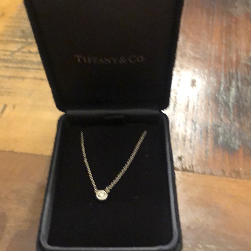 Tiffany and Company cubic zirconia necklace